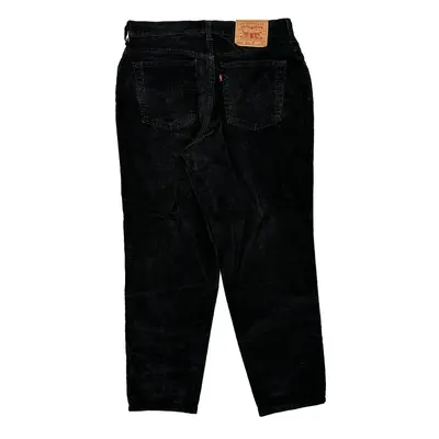 Levis Baggy Jeans - 38W 29L Black Cotton Blend