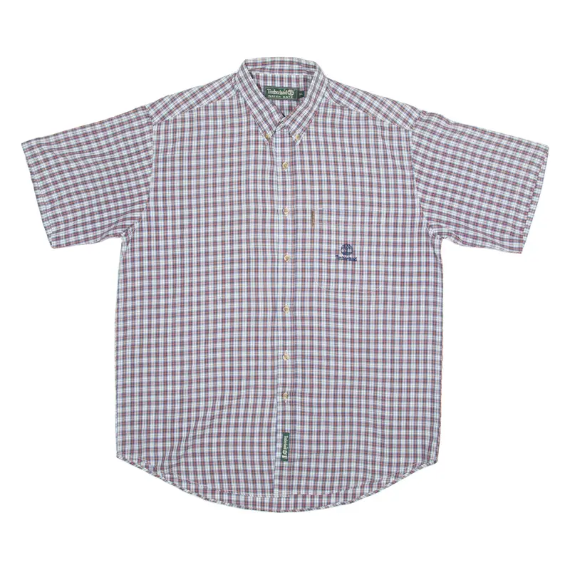 TIMBERLAND Mens Shirt Red Check XL