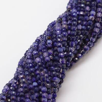 Natural Agate Bead Strands
