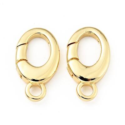Brass Spring Gate Rings
