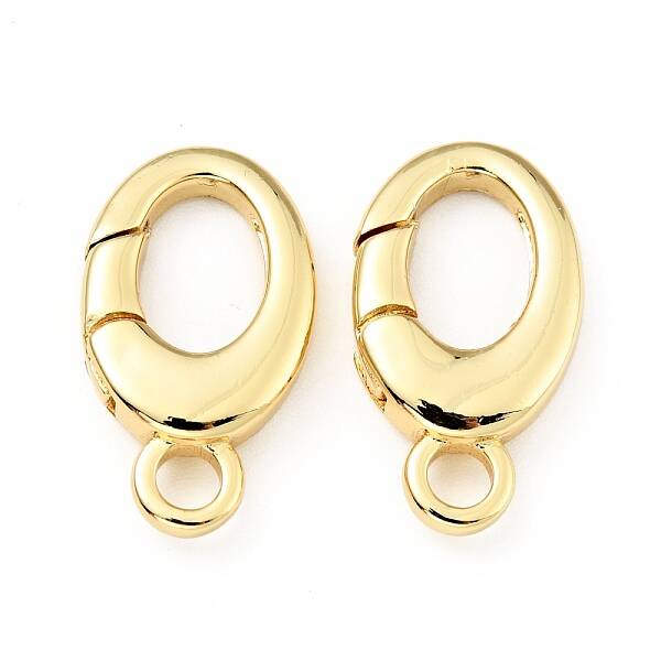 Brass Spring Gate Rings