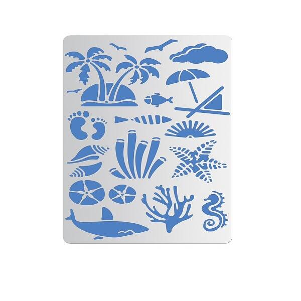 Beach Theme Steel Cutting Dies Stencils