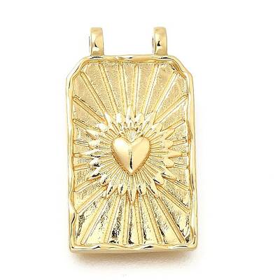 Rectangle Brass Pendants