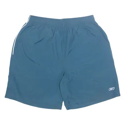 REEBOK Mesh Lined Mens Swimming Shorts Blue M W29
