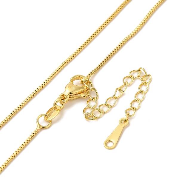 Brass Box Chain Necklaces