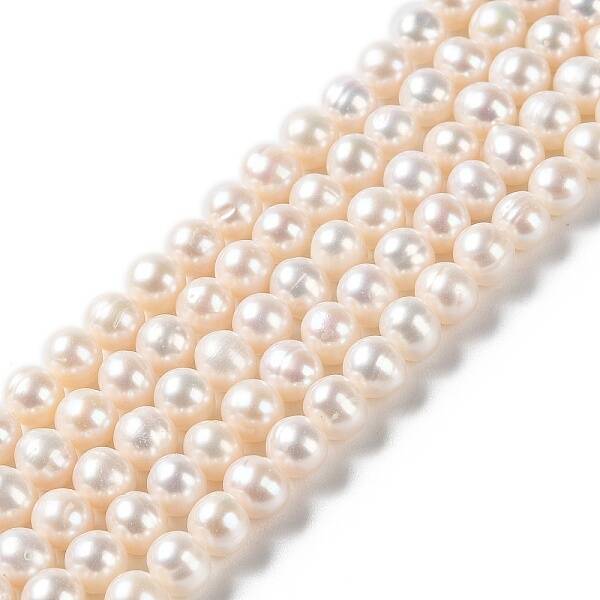 Natural Cultured Freshwater Pearl Beads Strands