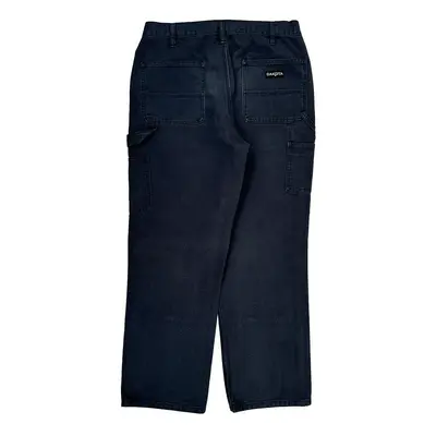 Unbranded Double Knee Carpenter Jeans - 34W 29L Dark Wash Cotton