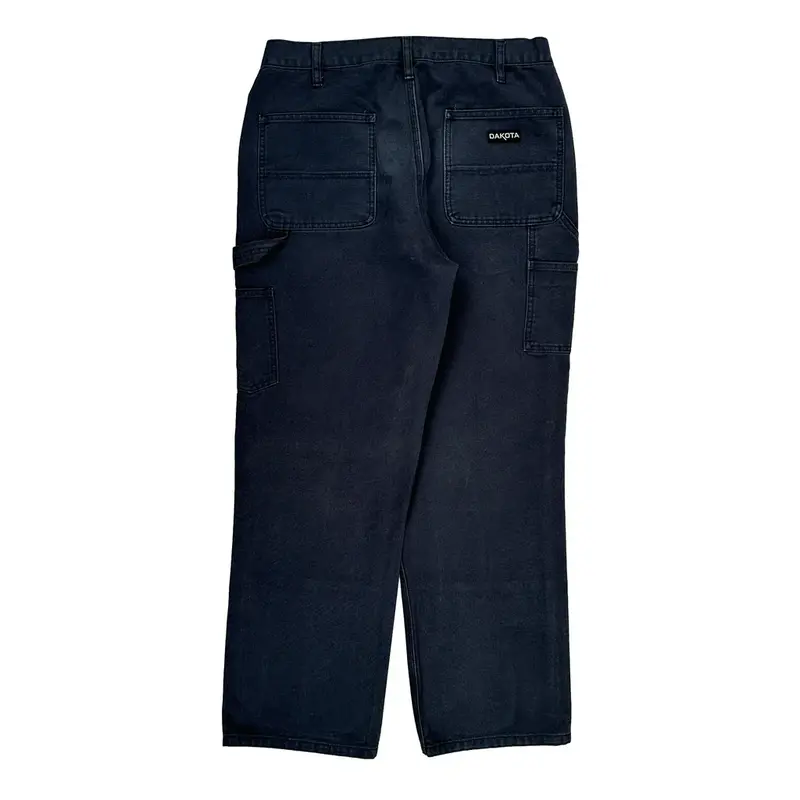 Unbranded Double Knee Carpenter Jeans - 34W 29L Dark Wash Cotton