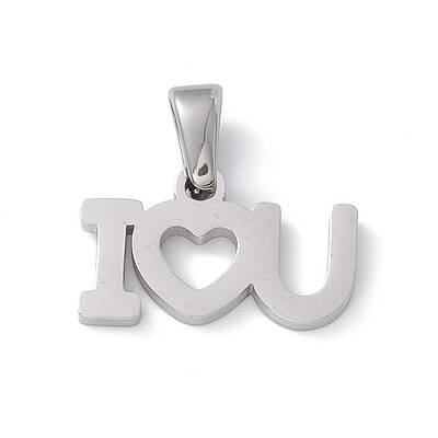 Non-Tarnish Valentine's Day 304 Stainless Steel Charms