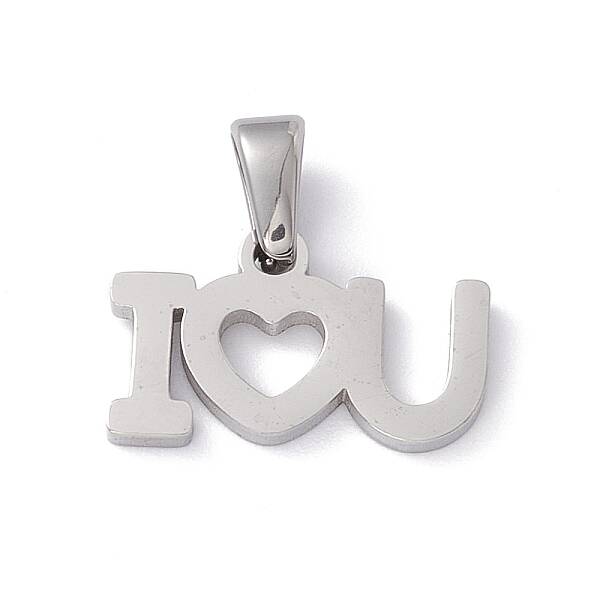 Non-Tarnish Valentine's Day 304 Stainless Steel Charms