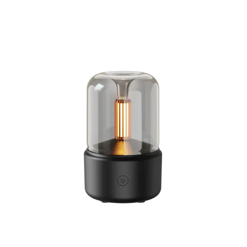 Atmosphere Light Humidifier Candlelight Aroma Diffuser Portable 120ml Electric USB Air Humidifier Cool Mist Maker Fogger 8-12...
