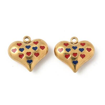304 Stainless Steel Enamel Pendants