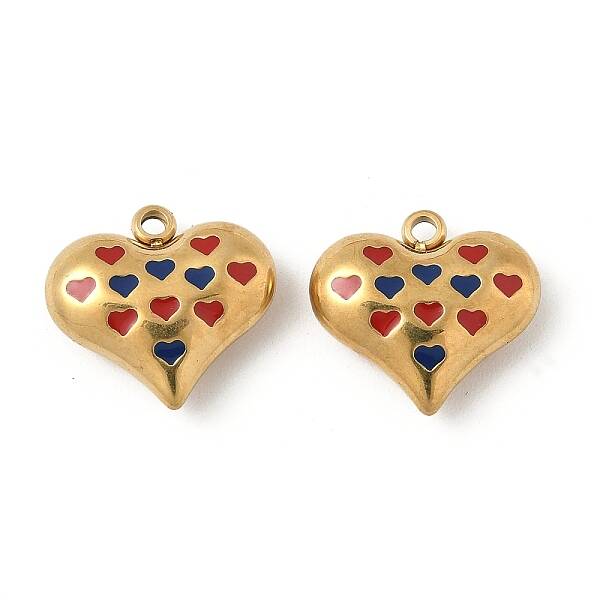 304 Stainless Steel Enamel Pendants