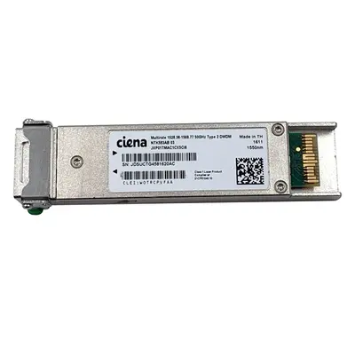 NTK583AB Ciena 10Gb/s 10GBase-DWDM Single-mode Fiber 80km 1530nm to 1565nm DOM XFP Transceiver Module