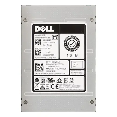 Dell DMF5Y | 1.6TB Multi-Level Cell SATA 6Gb/s Mixed Use 2.5-Inch Solid State Drive