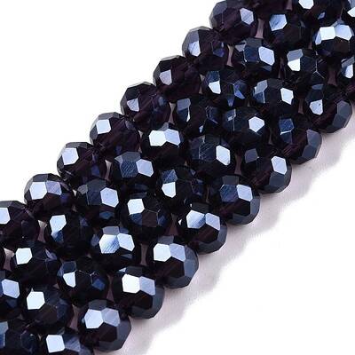 Electroplate Glass Beads Strands