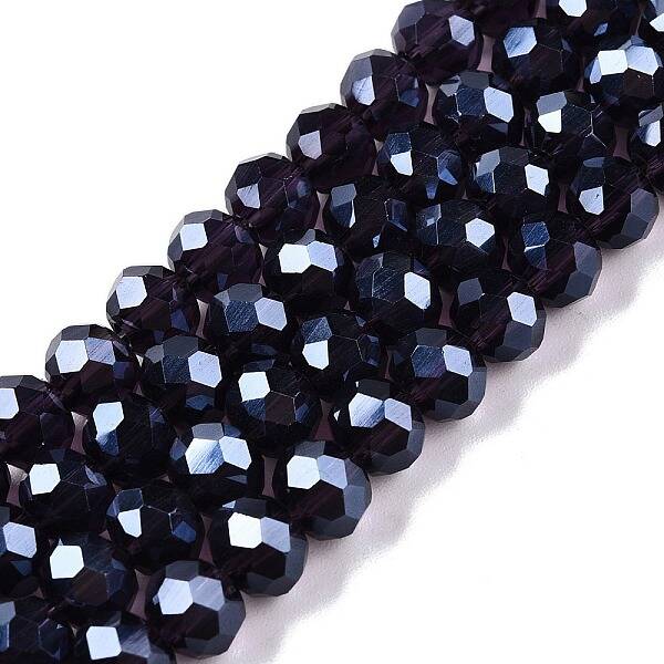 Electroplate Glass Beads Strands