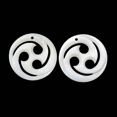 Natural Freshwater Shell Pendants