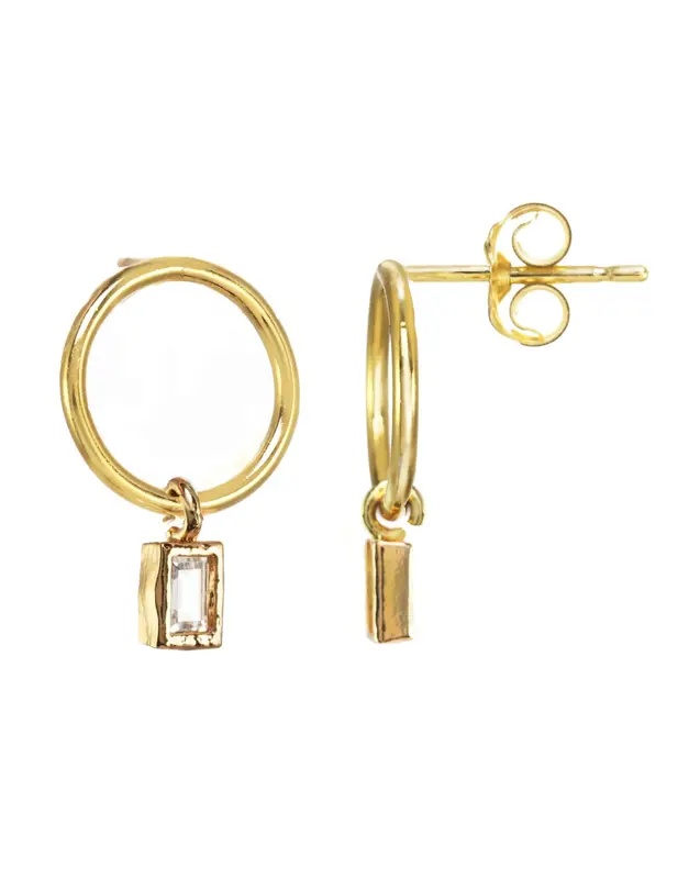 Hannah Earrings | Metal Color: Gold