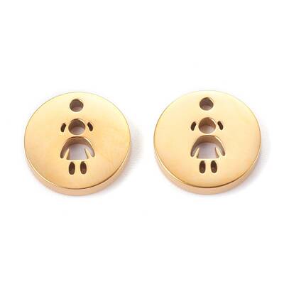 Ion Plating(IP) 304 Stainless Steel Charms