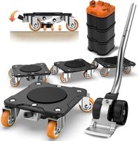 ONEON Furniture Mover Plus Parked Edition with Furniture Lifter, Periodic Moving Needs, Parking Lock Design, Lock Dollies for...