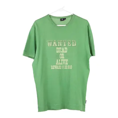 Adam T-Shirt - Large Green Cotton