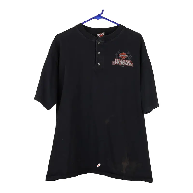 South Charleston, West Virginia Harley Davidson T-Shirt - XL Black Cotton
