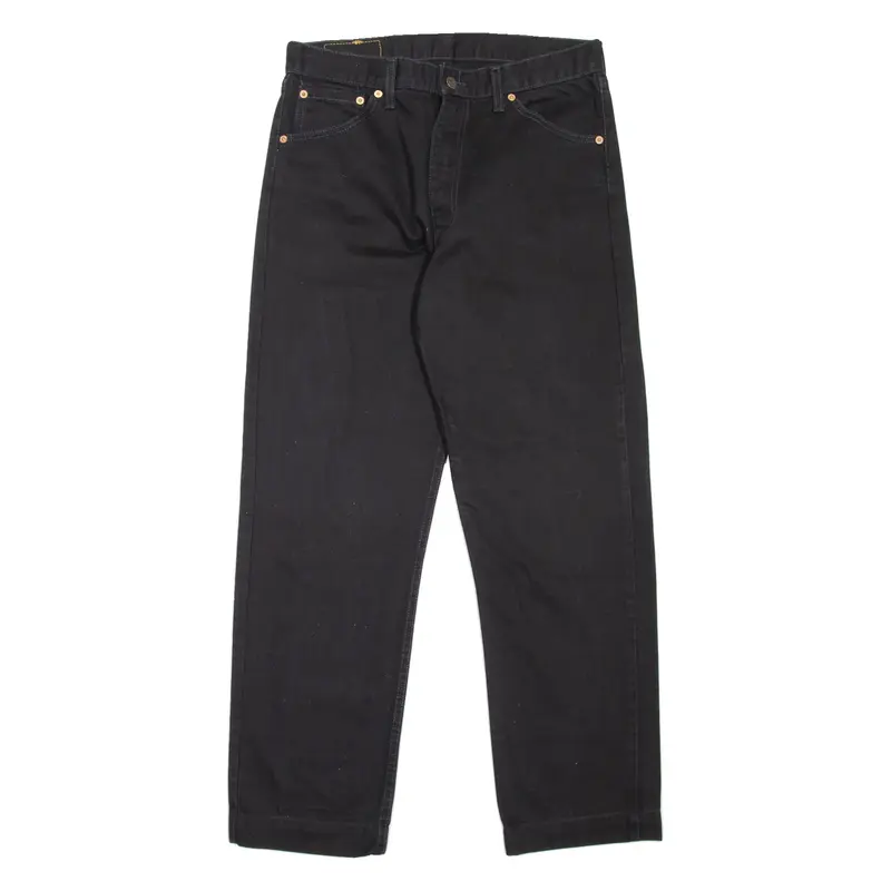 LEVI'S 521 04 Jeans Mens Black Regular Straight 90s W30 L27