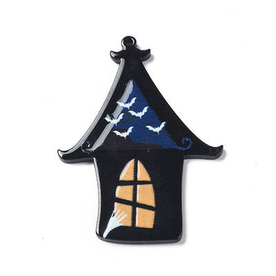 Halloween Opaque Printed Acrylic Pendants