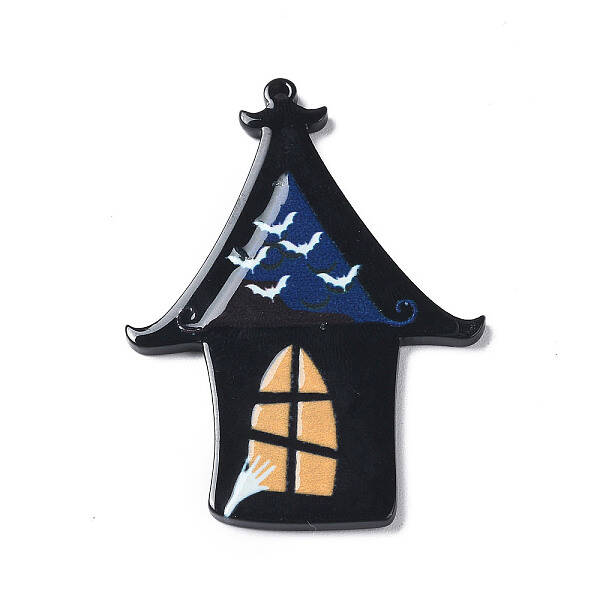 Halloween Opaque Printed Acrylic Pendants