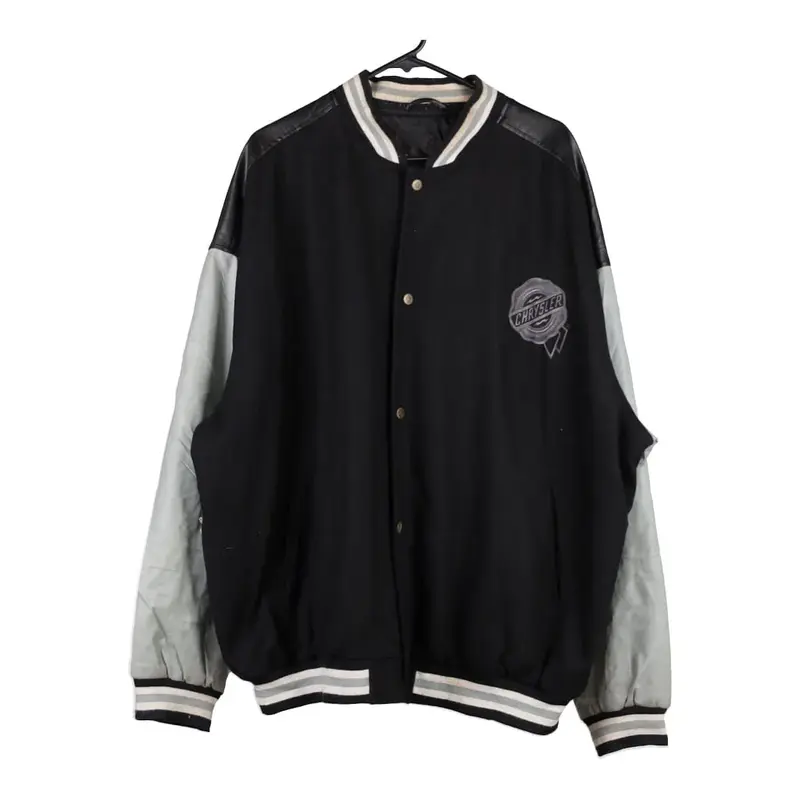 Chrysler Varsity Jacket - 2XL Black Wool Blend