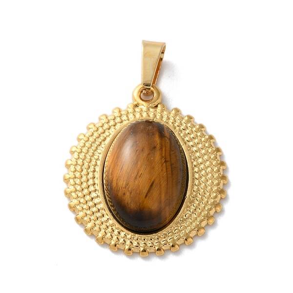 Natural Tiger Eye Pendants