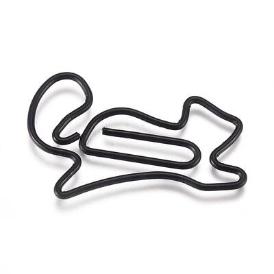Squirrel Shape Iron Paperclips