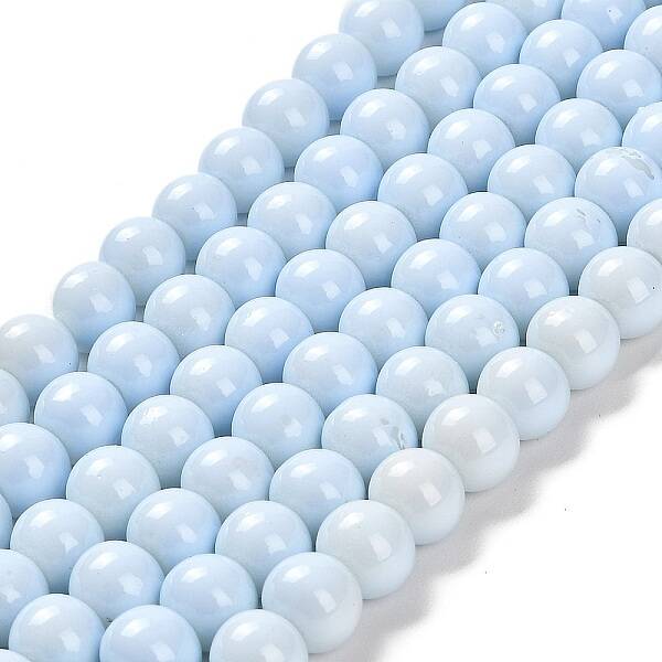 Painted Glass Bead Strands