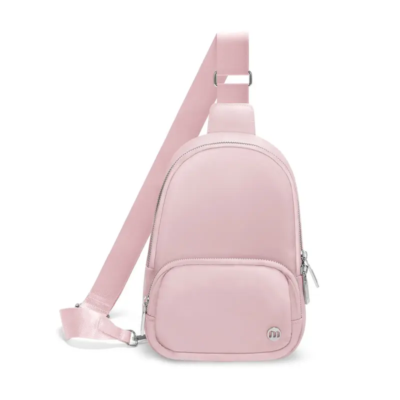 Mexs Crossbody Bag for Women & Men, 4L Lightweight Sling Backpack with Adjustable Strap，Sling Purse Chest Bag for Travel/Gy...