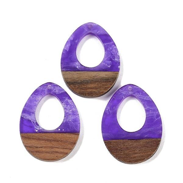 Resin & Wood Pendants