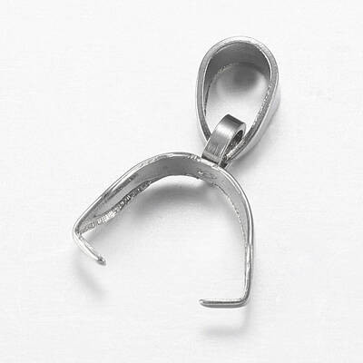 Tarnish Resistant 201 Stainless Steel Ice Pick Pinch Bails