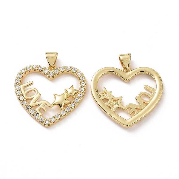 Brass Cubic Zirconia Pendants