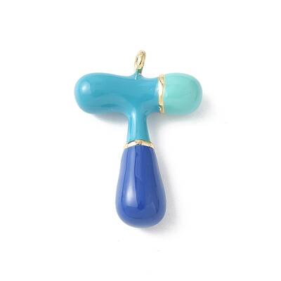 Brass Enamel Pendants