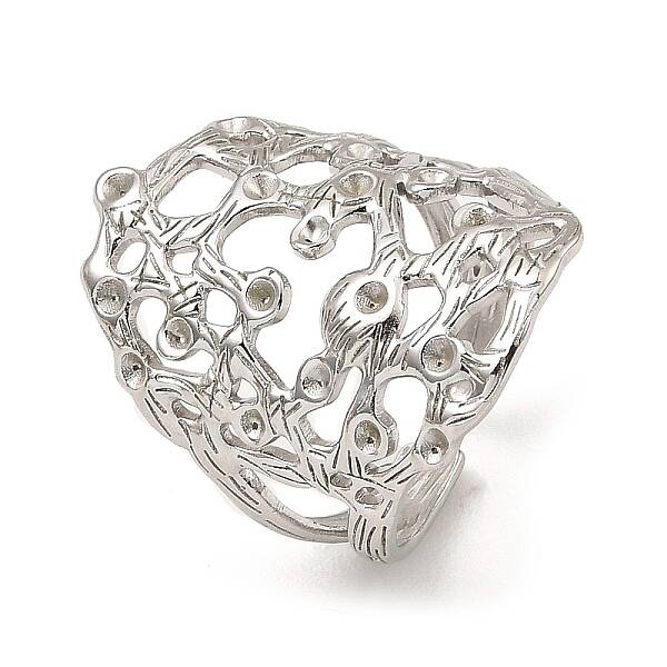 Non-Tarnish 304 Stainless Steel Open Cuff Rings