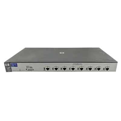 J4898-60001 HP ProCurve 2700 Series 2708 8 x 10/100/1000Base-T RJ-45 Ports Layer 2 Unmanaged Gigabit Ethernet Network Switch
