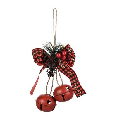 Christmas Theme Cloth Bowknot Pendant Decorations