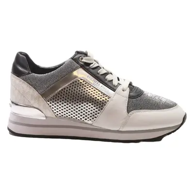 MICHAEL KORS Sneaker Trainers Silver Synthetic Womens UK 5