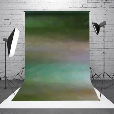 Retro Green Abstract Transverse Photoshoot Backdrop - Aperturee