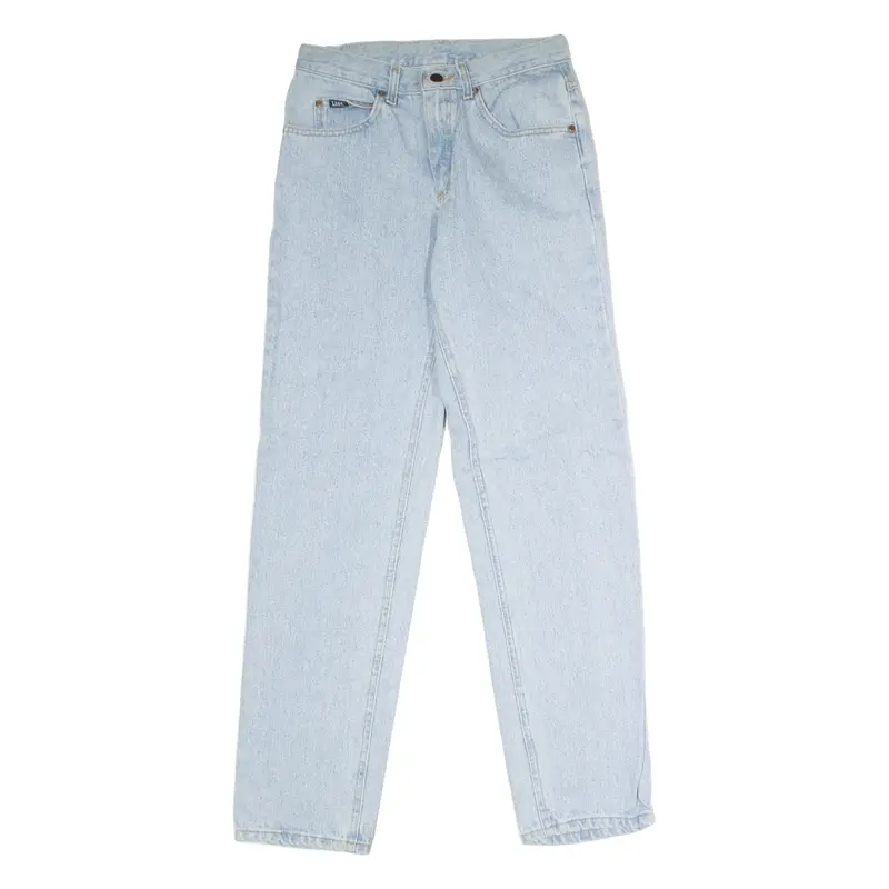 LEE Womens Jeans Blue Regular Straight W28 L32
