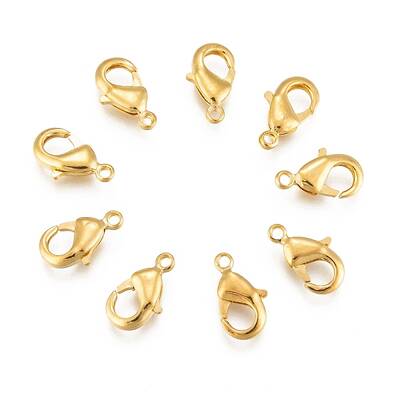 Brass Lobster Claw Clasps