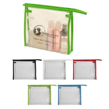 150 Custom Quart Size Travel Carrier - PVC & Zippered