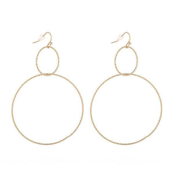 PVD Vacuum Plating 304 Stainless Steel Dangle Earrings