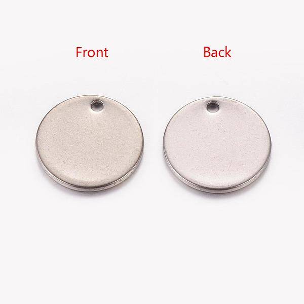 Tarnish Resistant 304 Stainless Steel Stamping Blank Tag Pendants