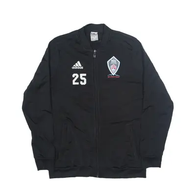 ADIDAS Track Jacket Black Boys 15-16Y